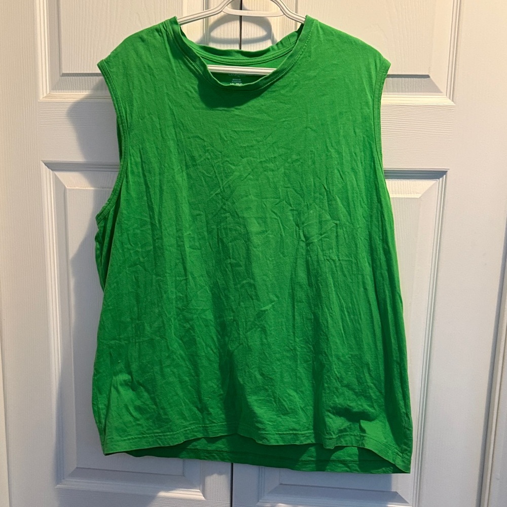 George Vibrant Green Muscle Tee